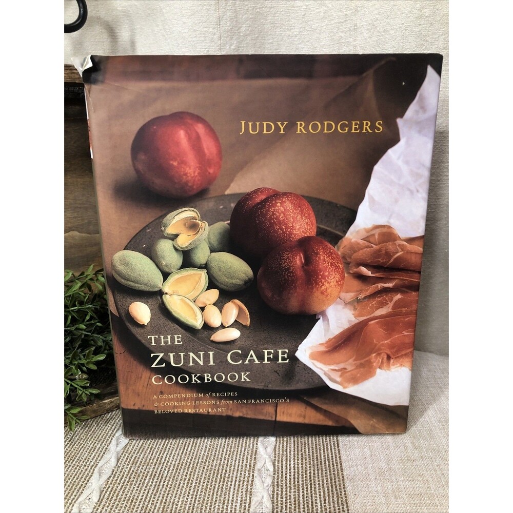 The Zuni Cafe Cookbook Judy Rodgers 2002 First Edition Illustrated W. W. Norton